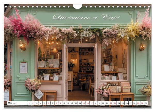 Produktbild: Bonjour, Kaffee! Bonjour, Paris! (Wandkalender 2027 DIN A4 quer), CALVENDO Monatskalender