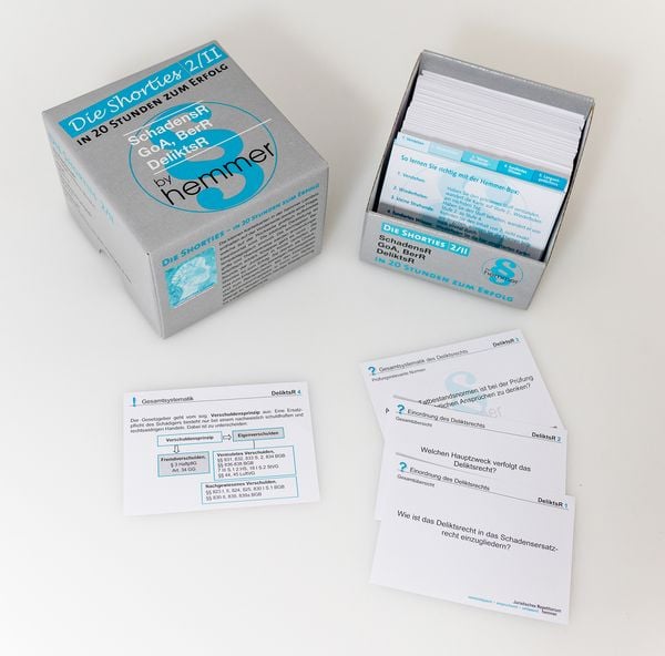 Shorties Box 2/II - Schadensrecht, GoA, BerR, DeliktsR, Sonstige von Karl-Edmund Hemmer,Achim Wüst, Hemmer/Wüst, 978-3-96838-147-3
