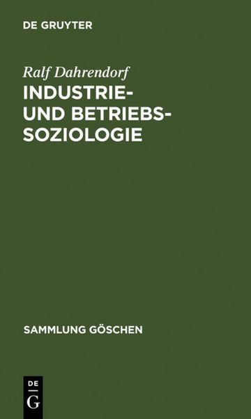 Produktbild: Industrie- und Betriebssoziologie