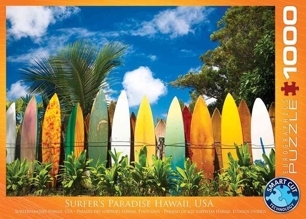 Eurographics 6000-0550 - Hawaii Surferparadies , Puzzle, 1.000 Teile