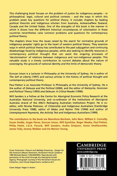 Produktbild: Political Theory and the Rights of Indigenous Peoples
