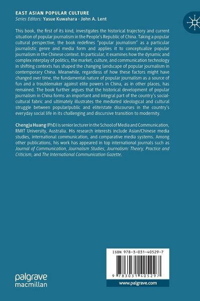 Produktbild: Popular Journalism in Contemporary China