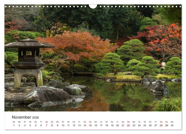 Produktbild: Japanischer Herbst und Laub (Wandkalender 2026 DIN A3 quer), CALVENDO Monatskalender