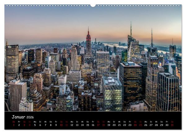 Produktbild: New York City - Impressionen (hochwertiger Premium Wandkalender 2026 DIN A2 quer), Kunstdruck in Hochglanz