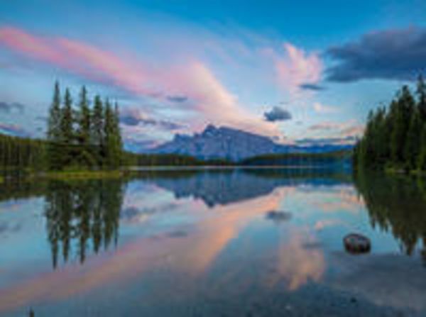 CALVENDO Puzzle Two Jack Lake | 2000 Teile Lege-Größe 90 × 67 cm Foto-Puzzle für glückliche Stunden