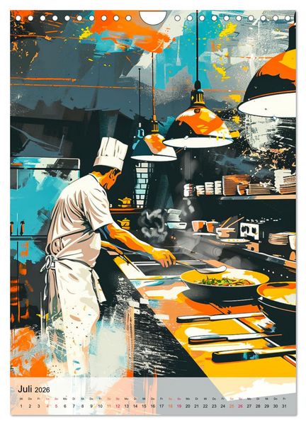 Produktbild: Chef de Cuisine - Mein Traumberuf Koch (Wandkalender 2026 DIN A4 hoch), CALVENDO Monatskalender