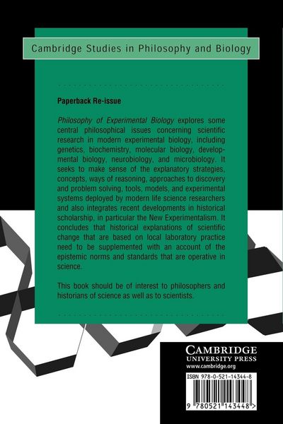Produktbild: Philosophy of Experimental Biology