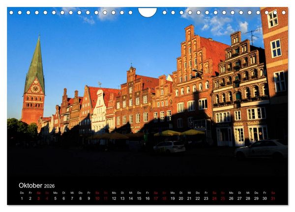 Produktbild: Fantastisches L&uuml;neburg (Wandkalender 2026 DIN A4 quer), CALVENDO Monatskalender