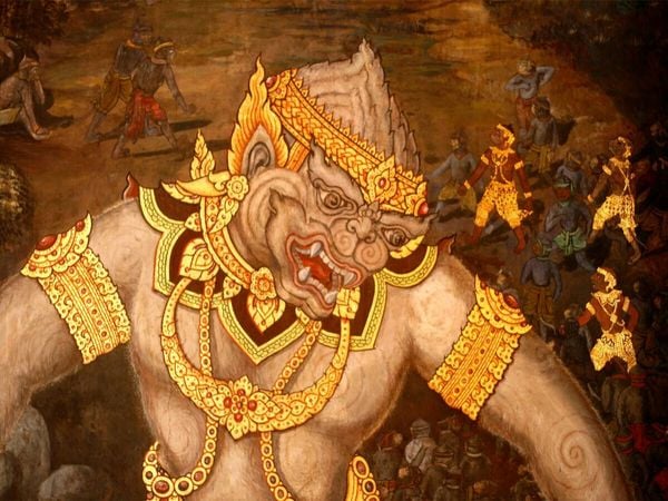 Produktbild: CALVENDO Puzzle Hanuman - als Riese | 1000 Teile Lege-Gr&ouml;&szlig;e 64x48cm Foto-Puzzle f&uuml;r gl&uuml;ckliche Stunden