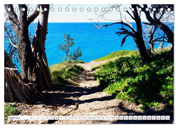 Produktbild: K&uuml;stenparadies - Noosa Nationalpark Australien (Tischkalender 2026 DIN A5 quer), CALVENDO Monatskalender