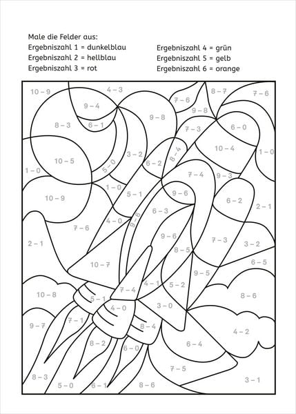 Produktbild: LERNSTERN. Mein Mathe-Malblock. Rechnen bis 10