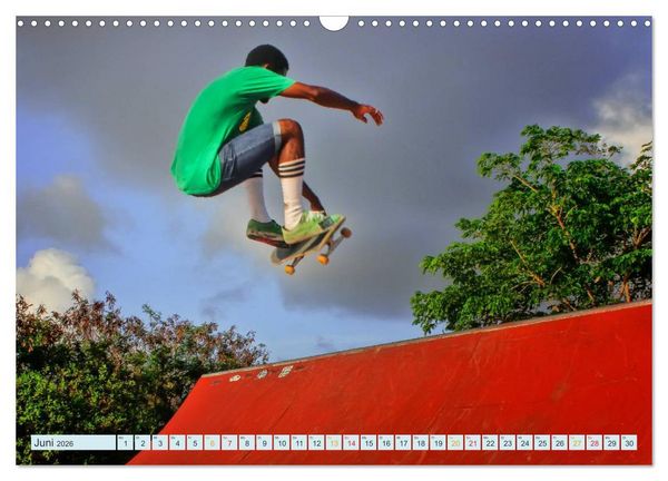 Produktbild: Skateboarding - nichts f&uuml;r Weicheier (Wandkalender 2026 DIN A3 quer), CALVENDO Monatskalender