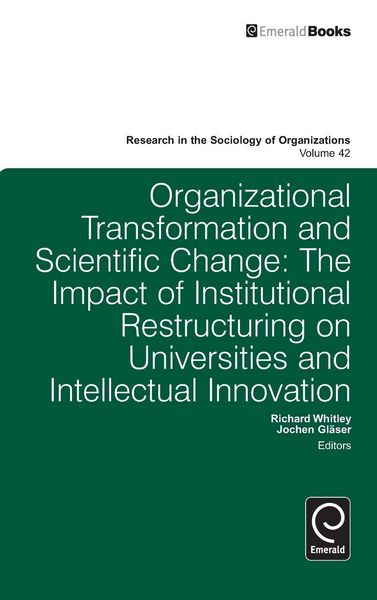 Produktbild: Organisational Transformation and Scientific Change