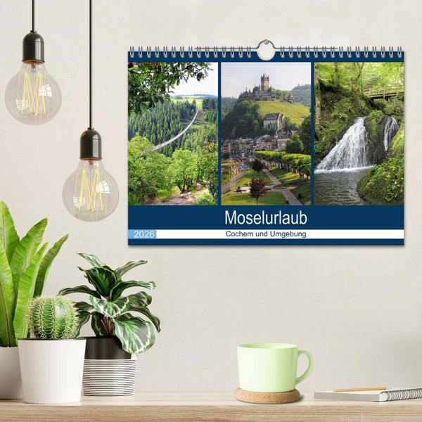 Produktbild: Moselurlaub - Cochem und Umgebung (Wandkalender 2026 DIN A4 quer), CALVENDO Monatskalender