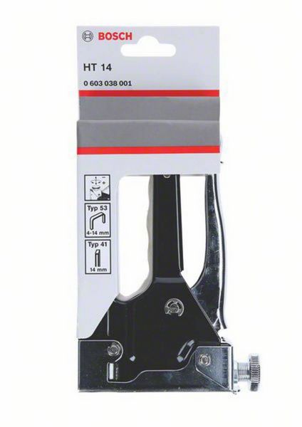 Produktbild: Bosch Accessories HT 14 0603038001 Handtacker Klammerntyp Typ 53 Klammernl&auml;nge 4 - 14mm