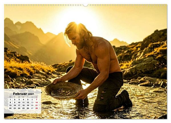 Produktbild: Echte Kerle &ndash; Wilder Westen (hochwertiger Premium Wandkalender 2027 DIN A2 quer), Kunstdruck in Hochglanz