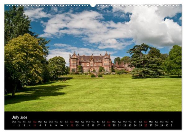Produktbild: The Lovely Gardens of South England (High Quality Premium Wall Calendar 2026 DIN A2 landscape),CALVENDO 12 Month Wall Calendar