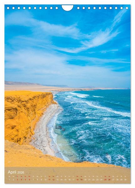 Produktbild: Peru - Einzigartige Landschaften (Wandkalender 2026 DIN A4 hoch), CALVENDO Monatskalender
