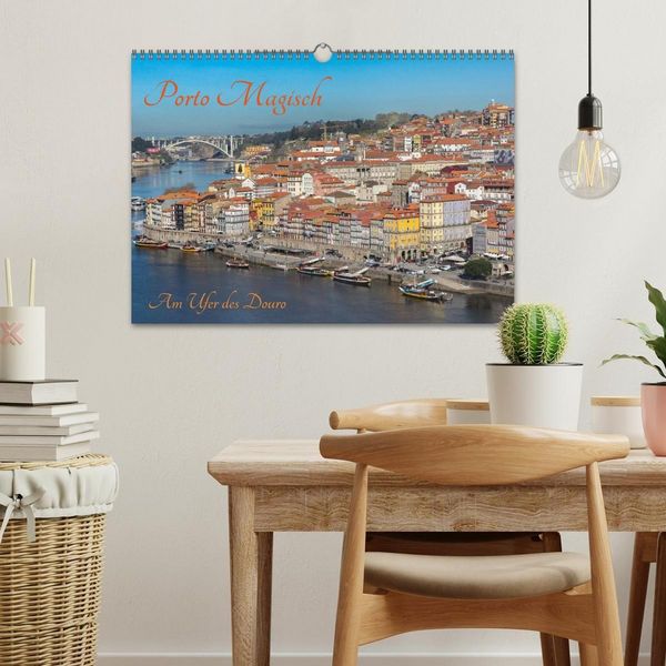 Produktbild: Porto Magisch - Am Ufer des Douro (Wandkalender 2027 DIN A3 quer), CALVENDO Monatskalender