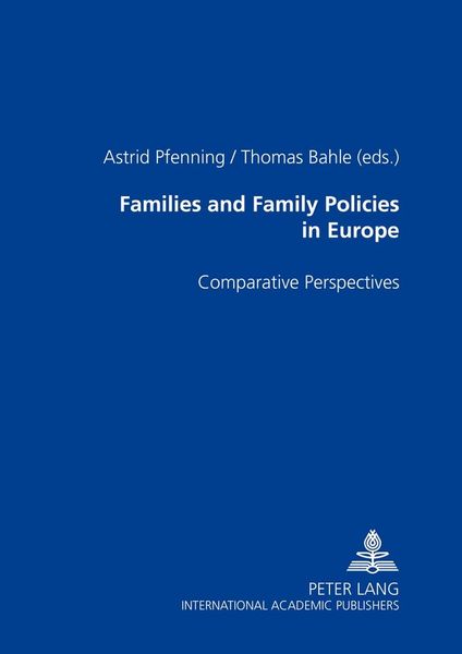 Produktbild: Families and Family Policies in Europe