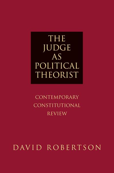 Produktbild: The Judge as Political Theorist