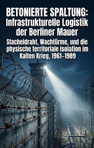 Produktbild: Betonierte Spaltung: Infrastrukturelle Logistik der Berliner Mauer