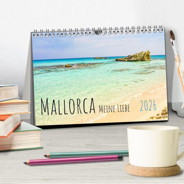 Produktbild: Mallorca Meine Liebe (Tischkalender 2026 DIN A5 quer), CALVENDO Monatskalender