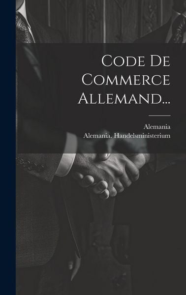 Produktbild: Code De Commerce Allemand...