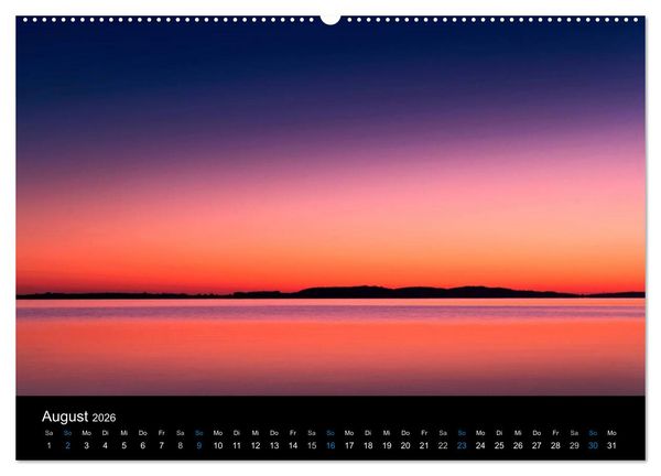 Produktbild: Sonnenunterg&auml;nge (hochwertiger Premium Wandkalender 2026 DIN A2 quer), Kunstdruck in Hochglanz