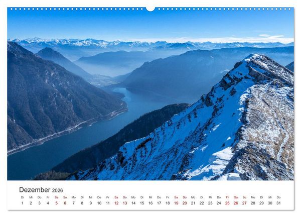Produktbild: Berge und Seen - Die Perlen der Natur (Wandkalender 2026 DIN A2 quer), CALVENDO Monatskalender