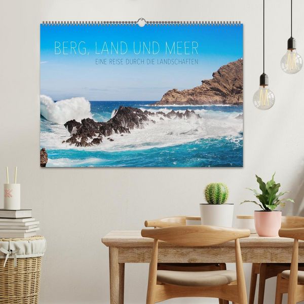 Produktbild: Berg, Land und Meer - Eine Reise durch die Landschaften (Wandkalender 2026 DIN A2 quer), CALVENDO Monatskalender