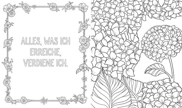 Produktbild: Flower moments &ndash; Traumhafte Bl&uuml;ten-Motive ausmalen und entspannen
