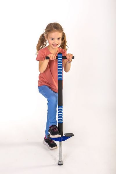Produktbild: New Sports Pogo Stick, blau/schwarz, H&ouml;he 95 cm