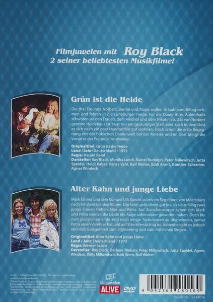 Produktbild: Filmjuwelen mit Roy Black: 2 seiner beliebtesten Musikfilme! [2 DVDs]