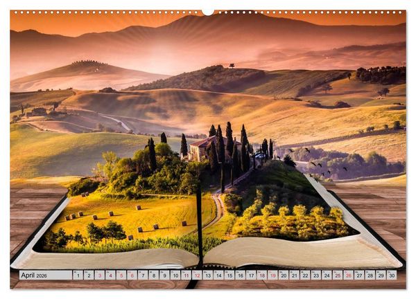 Produktbild: Surrealer Traum (hochwertiger Premium Wandkalender 2026 DIN A2 quer), Kunstdruck in Hochglanz