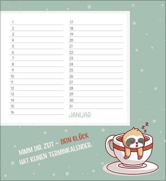 Produktbild: Geburtstagskalender Happy Mind
