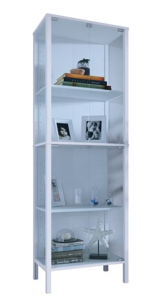 Produktbild: Glasvitrine Jensol hoch Schrank stehend