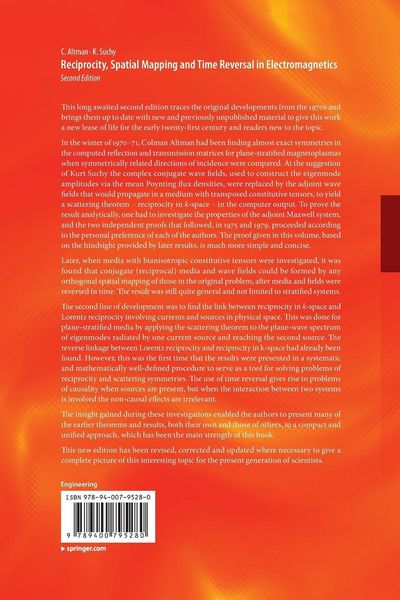 Produktbild: Reciprocity, Spatial Mapping and Time Reversal in Electromagnetics