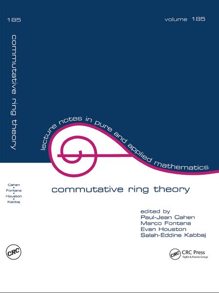 Produktbild: Commutative Ring Theory
