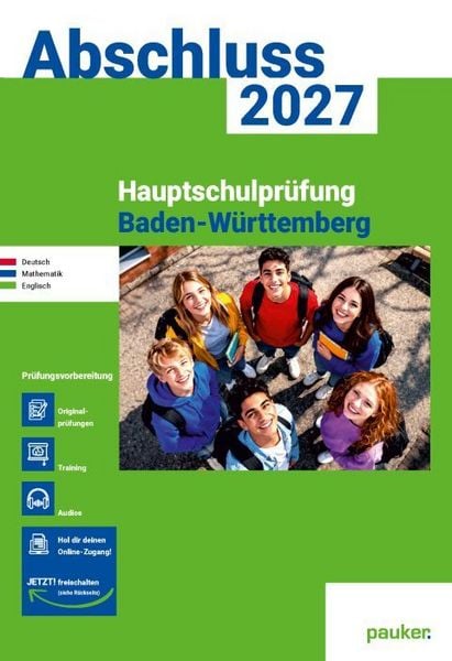 Produktbild: Hauptschule Baden-W&uuml;rttemberg | pauker Aufgabenband 2027