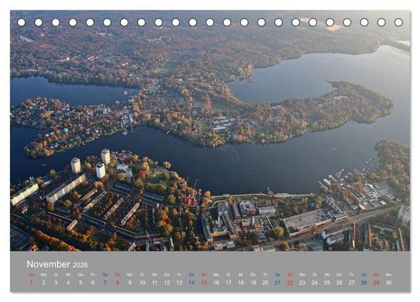 Produktbild: Potsdam von Oben (Tischkalender 2026 DIN A5 quer), CALVENDO Monatskalender