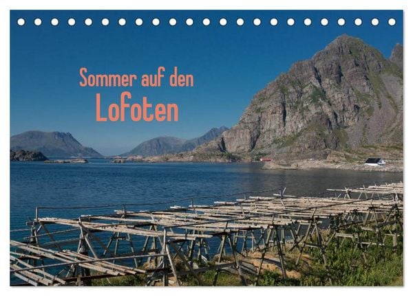 Produktbild: Sommer auf den Lofoten (Tischkalender 2026 DIN A5 quer), CALVENDO Monatskalender