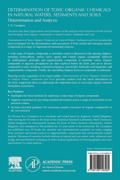 Produktbild: Crompton, T: Determination of Toxic Organic Chemicals In Nat