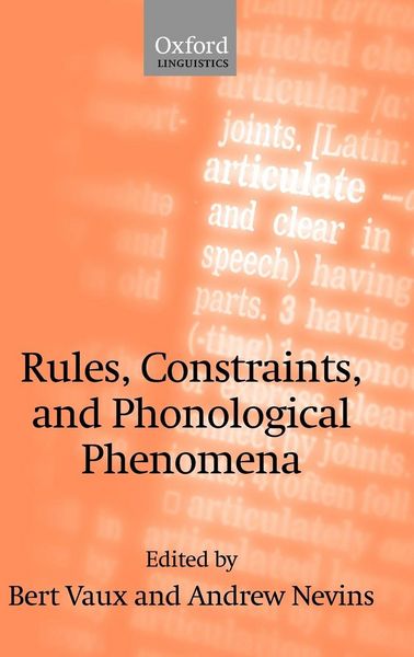Produktbild: Rules, Constraints, and Phonological Phenomena