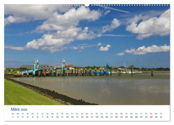 Produktbild: Langeoog 2026. Impressionen zwischen Hafen und Ostende (Wandkalender 2026 DIN A2 quer), CALVENDO Monatskalender