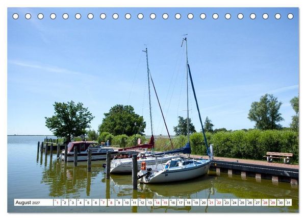 Produktbild: Fischland-Dar&szlig;-Zingst - Momente einer Reise (Tischkalender 2027 DIN A5 quer), CALVENDO Monatskalender
