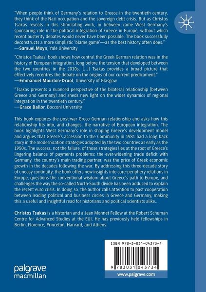 Produktbild: Post-war Greco-German Relations, 1953&ndash;1981