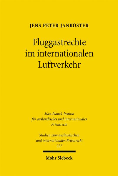 Produktbild: Fluggastrechte im internationalen Luftverkehr