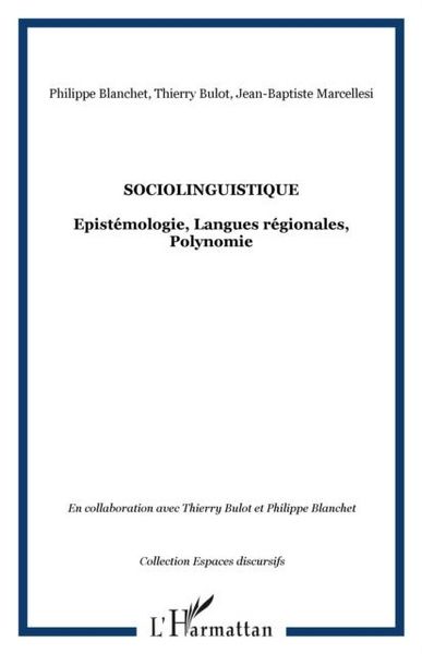 Produktbild: Socio-linguistique epistemologie