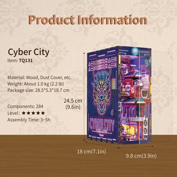 Produktbild: Book Nook DIY B&uuml;cherecke Cyber City